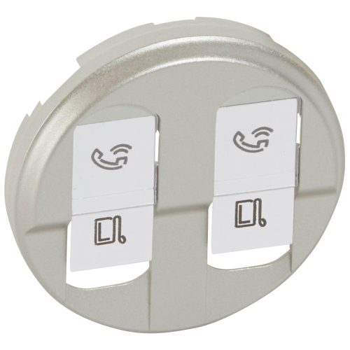 Legrand Céliane 2xRJ45 burkolat, titán (Legrand 068552)