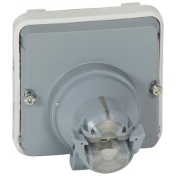   Legrand Program Mosaic IP44 illesztőkeret füstszínű csapófedéllel, RJ45 csatlakozóhoz (Legrand 069581)