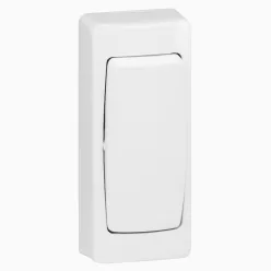   Legrand Oteo falon kívüli keskeny egypólusú kapcsoló kerettel fehér (Legrand 086084)