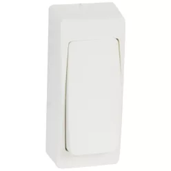   Legrand Oteo falon kívüli keskeny egypólusú nyomó kerettel fehér (Legrand 086085)