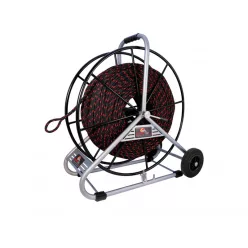   Runpotec PE behúzókötél acél csévélődobbal 12 mm × 350 m