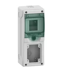   MUREVA (Kaedra) Mini elosztó, átlátszó ajtó,  1x4 modul+1 nyílás