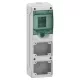 MUREVA (Kaedra) Mini elosztó, átlátszó ajtó, 1x4 modul+2 nyílás