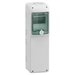   MUREVA (Kaedra) Univerzális kiselosztó, átlátszó ajtó, 1x5 modul