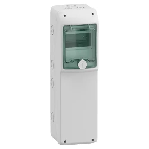 MUREVA (Kaedra) Univerzális kiselosztó, átlátszó ajtó, 1x5 modul
