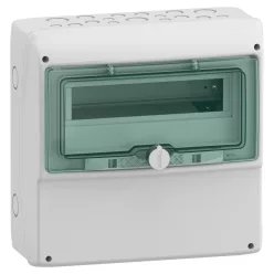   MUREVA (Kaedra) Univerzális kiselosztó, átlátszó ajtó, 1x12 modul