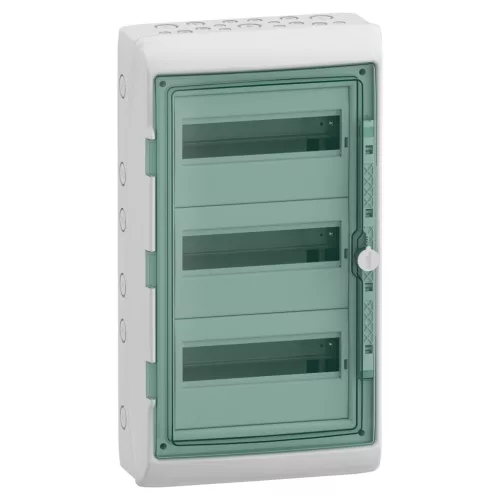 MUREVA (Kaedra) Kiselosztó, átlátszó ajtó, 1x12 modul