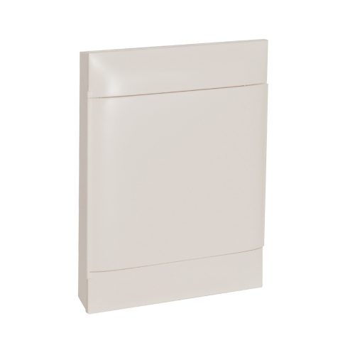 Legrand PractiboxS 2 sor 12 modul, falon kívüli kiselosztó(650°C), fehér ajtóval, védőföld és nulla elosztókapoccsal (Legrand 135202)