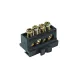 MUREVA (Kaedra) Mini elosztó, átlátszó ajtó, 1x6 modul