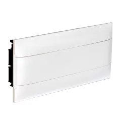   Legrand PractiboxS 1 sor 22 modul, gipszkartonba süllyeszthető kiselosztó(850°C), fehér ajtóval, védőföld és nulla elosztókapoccsal (Legrand 137165)