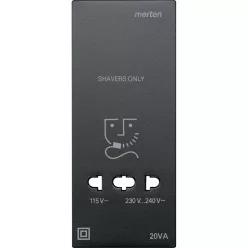 MERTEN Fedlap, borotva aljzathoz, System-M, antracit