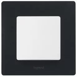 Legrand Niloé egyes keret, onyx fekete (Legrand 397051)
