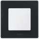 Legrand Niloé egyes keret, onyx fekete (Legrand 397051)
