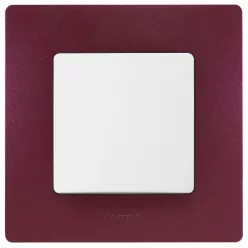 Legrand Niloé egyes keret, padlizsán lila (Legrand 397081)