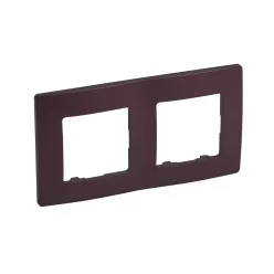  Legrand Niloé kettes keret, padlizsán lila (Legrand 397082)