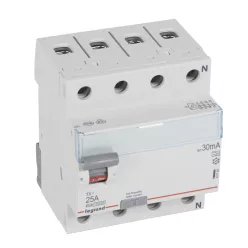   Legrand TX3 áram-védőkapcsoló 4P D 25A 30MA A (Legrand 411764)