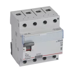   Legrand TX3 áram-védőkapcsoló 4P D 63A 30MA A (Legrand 411766)