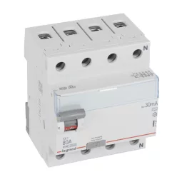   Legrand TX3 áram-védőkapcsoló 4P D 80A 30MA A (Legrand 411767)