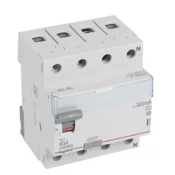   Legrand TX3 áram-védőkapcsoló 4P D 63A 300MA A (Legrand 411786)