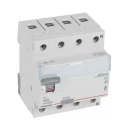   Legrand TX3 áram-védőkapcsoló 4P D 40A 500MA A (Legrand 411795)