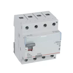   Legrand TX3 áram-védőkapcsoló 4P D 63A 300MA A-S (Legrand 411805)