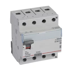   Legrand TX3 áram-védőkapcsoló 4P D 63A 30MA A-HPI (Legrand 411816)