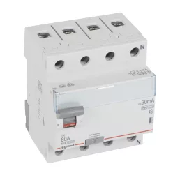   Legrand TX3 áram-védőkapcsoló 4P D 80A 30MA A-HPI (Legrand 411817)