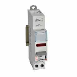   Legrand CX3 moduláris nyomógomb 1Ny + piros LED 12/48V ~/= (Legrand 412919)