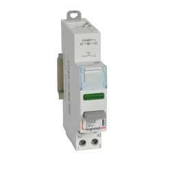   Legrand CX3 moduláris nyomógomb 1Z + zöld LED 110/400V ~ (Legrand 412920)