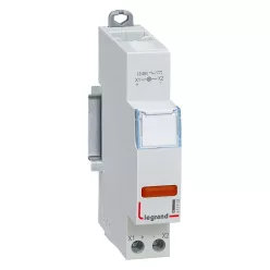   Legrand CX3 moduláris jelzőlámpa LED piros 12/48V ~/= (Legrand 412922)