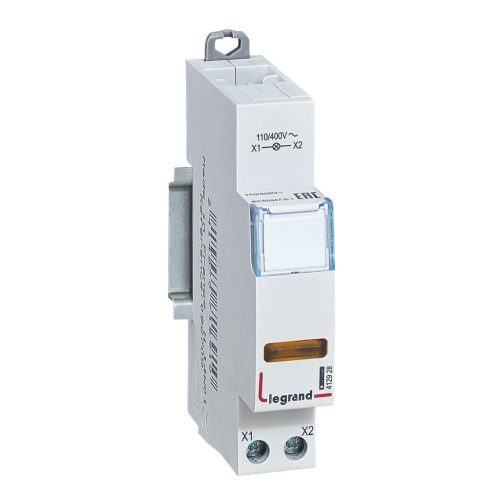 Legrand CX3 moduláris jelzőlámpa LED sárga 110/400V ~ (Legrand 412928)