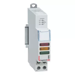   Legrand CX3 moduláris jelzőlámp tripla LED piros+sárga+zöld 230/400V ~ (Legrand 412934)