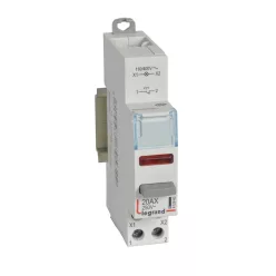   Legrand CX3 moduláris nyomógomb 1Ny + piros LED 110/400V ~ (Legrand 412940)