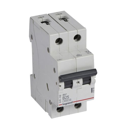 Legrand RX3 kismegszakító 2P B25 6000A BIC (Legrand 419160)