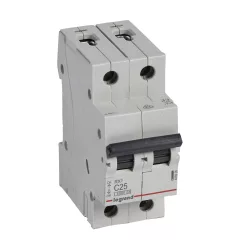   Legrand RX3 kismegszakító 2P C25 6000A BIC (Legrand 419226)