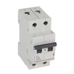   Legrand RX3 kismegszakító 2P C50 6000A BIC (Legrand 419229)