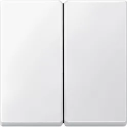 MERTEN Dupla billentyű, System-M, mattfehér