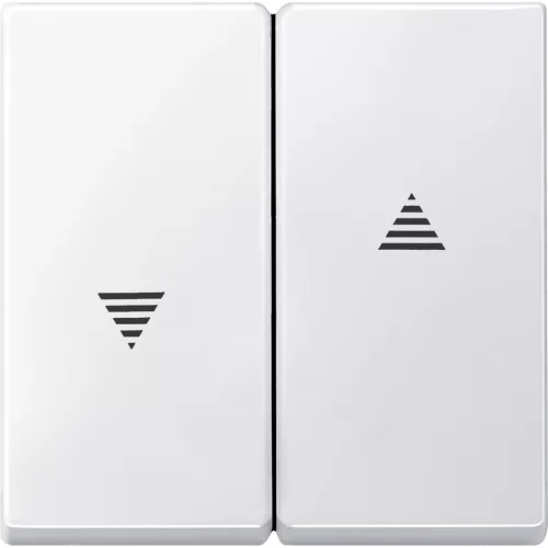MERTEN Dupla billentyű, redőnyvezérléshez, System-M, mattfehér