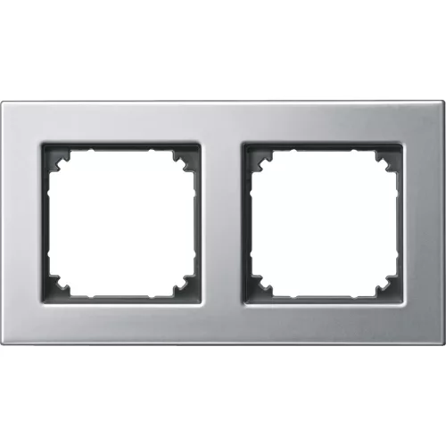MERTEN M-Plan kettes keret, platina (fém)