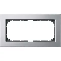 MERTEN M-Plan kettes keret, egyterű, platina (fém)