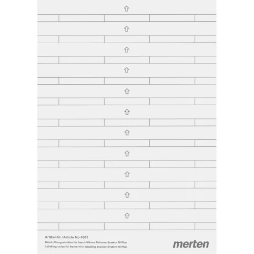 MERTEN M-Plan cimkéző készlet, 36 db-os