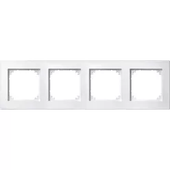 MERTEN M-Plan négyes keret, mattfehér
