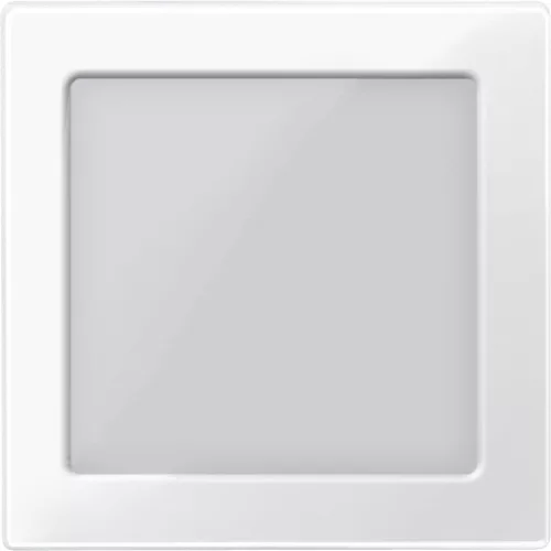 MERTEN Fedlap, LED-es lámpákhoz, testreszabható, System-M, polárfehér