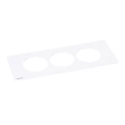 Legrand Incara Disq In 3 burkolat, fehér (Legrand 654760)