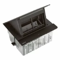   Legrand Incara Pop-up - bútorba süllyeszthető, 4 modul üres, fekete (Legrand 654802)