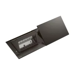   Legrand Incara Pop-up - bútorba süllyeszthető, 2x4 modul üres, fekete (Legrand 654806)