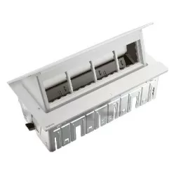   Legrand Incara Pop-up - bútorba süllyeszthető, 8 modul üres, fehér (Legrand 654809)