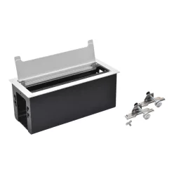   Legrand Incara Top access - bútorba süllyeszthető, 8 modul (295 mm széles), üres, rozsdamentes acél (Legrand 654870)