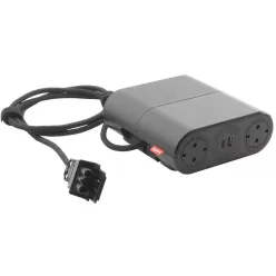   Legrand Incara Link on elosztóállomás kiegészítő (kat. Szám: 654887/88-hoz csatlakoztatható), 4x2P+F + 2xUSB A+C, 1,5 m Wieland kábellel, fekete (Legrand 654889)