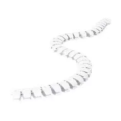   Legrand Incara kábelvezető hernyó, 2 rekeszes, 1,2m, szürke (Legrand 654992)